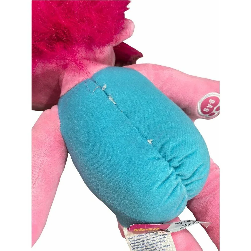 Build-A-Bear Workshop Trolls Poppy Plush Doll Pink Blue 24